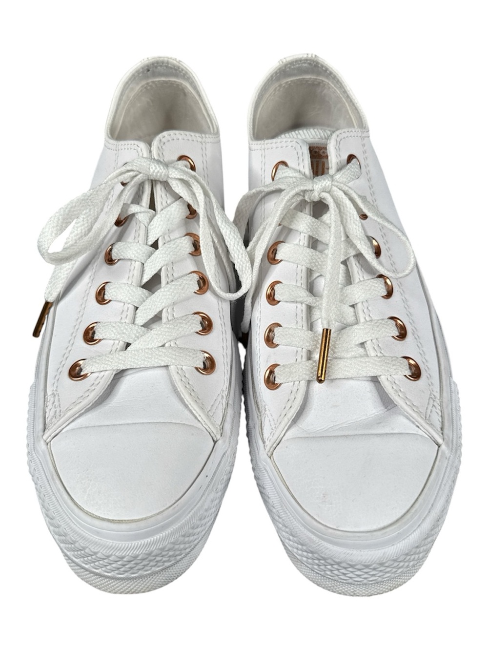 CONVERSE CHUCK TAYLOR ALL ⭐️ STAR White Women's Lift Ox Sneakers